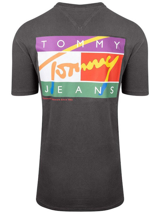 Tommy Hilfiger Herren T-Shirt Kurzarm Gray