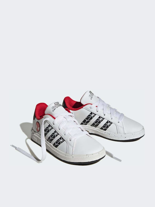 Grand Court Marvel Spider-Man Kinder Sneaker Cloud Weiß / Core Schwarz / Better Scarlet