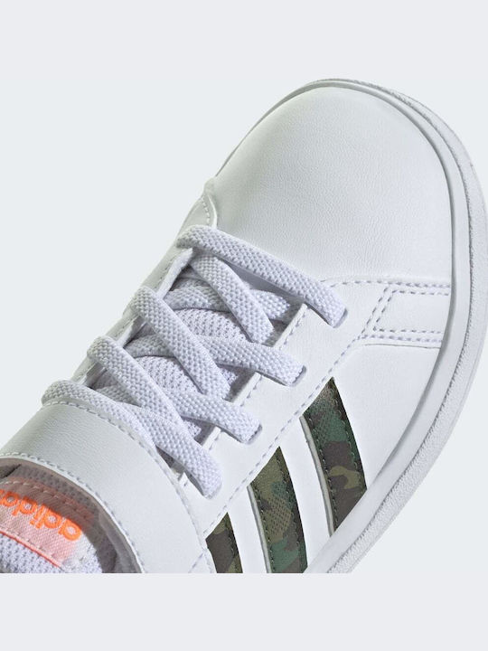 Grand Court GRAND COURT 2.0 Детски маратонки Low Cloud White / Screaming Orange