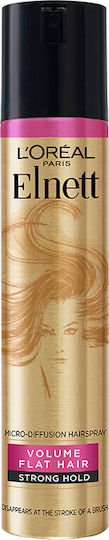 L'Oreal Paris Elnett Volume Flat Hair Λακ για Δυνατό Κράτημα 200ml