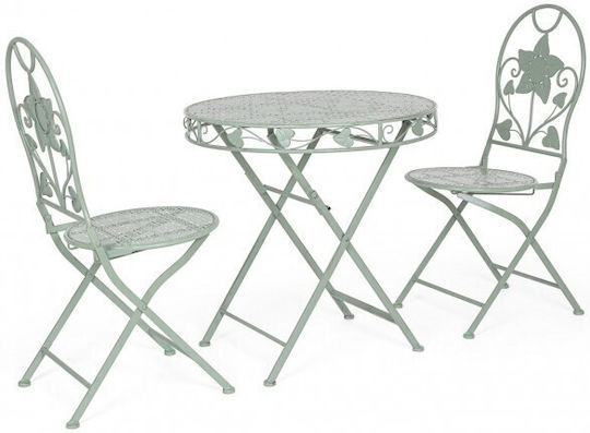 Harriet Chair Green 2 Pieces 40x40x94 cm