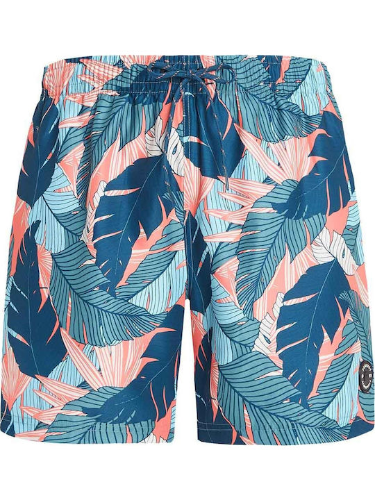 Men's Swimwear Shorts Purple with Patterns