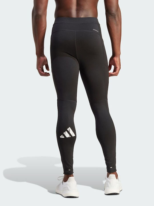 adidas Run It Ανδρικό Αθλητικό Κολάν Μακρύ Μαύρο