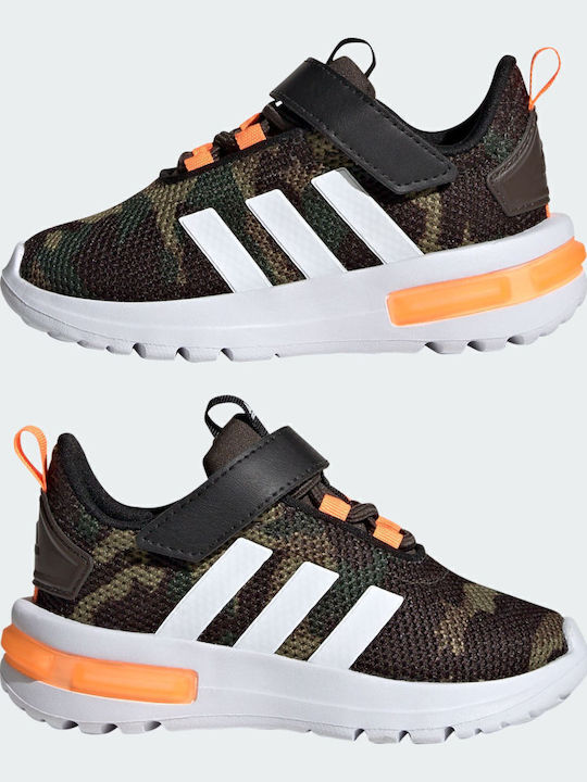Racer TR23 Αθλητικά Παιδικά Παπούτσια Running με Σκρατς Shadow Olive / Cloud White / Screaming Orange