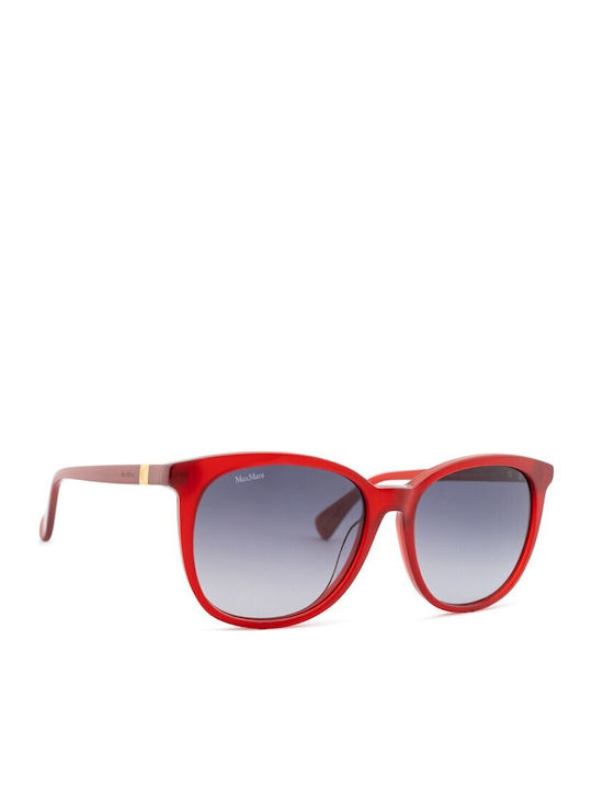 Max Mara Prism1 Sunglasses Κόκκινα with Acetate Frame & Gray Lens Max Mara Prism1 Sunglasses Κόκκινα with Acetate Frame & Gray Lens