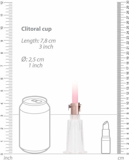 Shots Medium Triple Pump Set for Clitoris & Nipples Pink