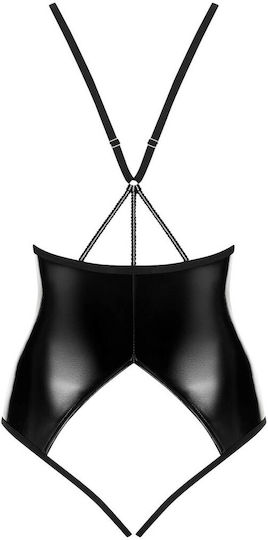 Obsessive Stormea Body Crotchless Teddy Negru