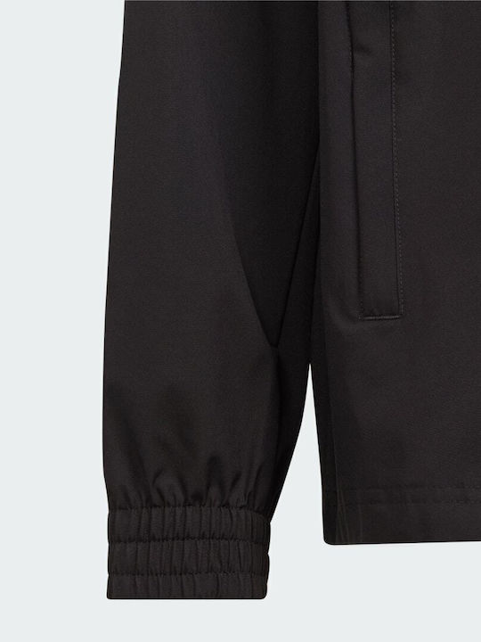 Geci Pentru Copii Sport Scurt Impermeabil Cu Glugă Negru Entrada 22 All-Weather