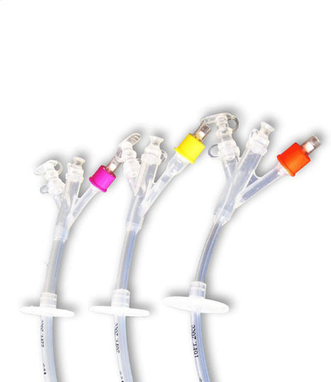 Fushan Silicone Gastrostomy Tube Καθετήρας Foley 3-way Νο. 18