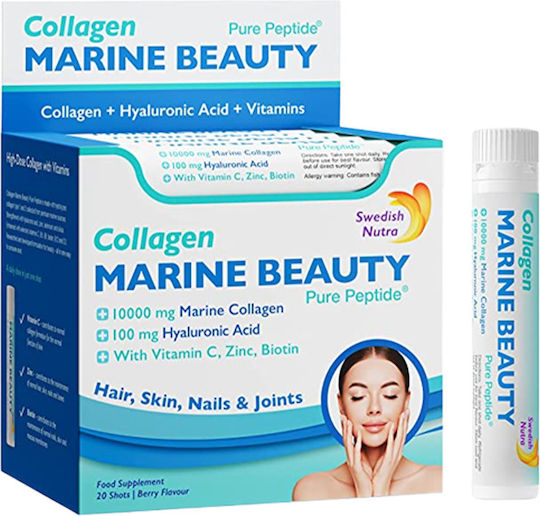 Swedish Nutra Marine Beauty 20x25m με Βιταμίνη C 20 x 25ml
