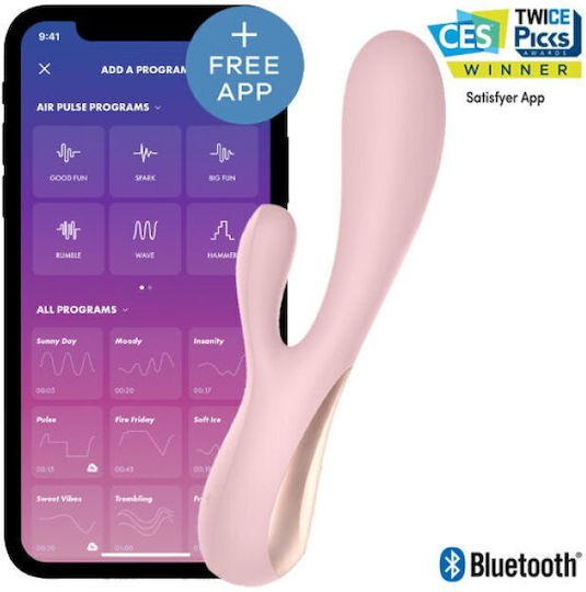 Satisfyer Mono Flex Vibrator Rabbit 20.4cm Pink