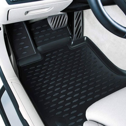 Novline Set of Front and Rear Mats 4pcs Tray Type for Peugeot 308 5D 2013-2017 Black