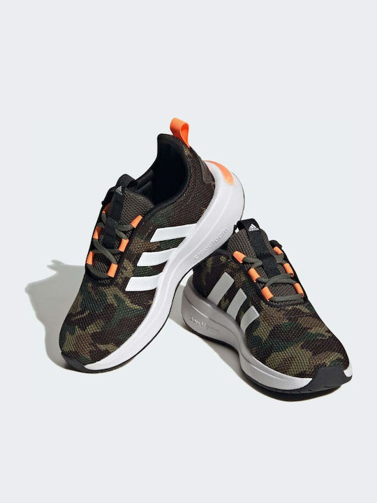 Racer Παιδικά Sneakers Shadow Olive / Cloud White / Screaming Orange