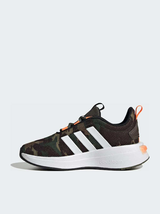 Racer Παιδικά Sneakers Shadow Olive / Cloud White / Screaming Orange