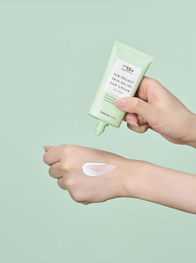 Thank You Farmer Sun Project Skin Relief Αντηλιακή Κρέμα Προσώπου SPF50 50ml