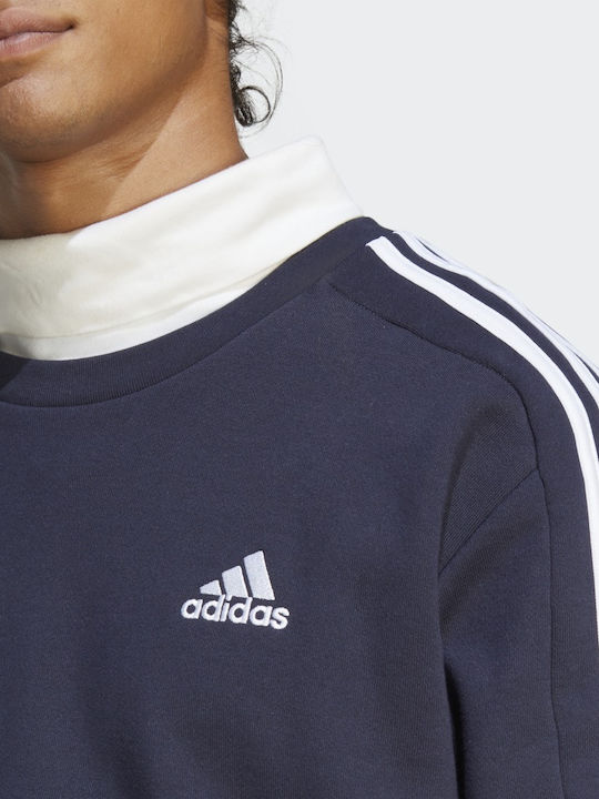 Adidas Essentials French Terry Men's Sweatshirt with Hood Blue