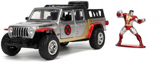 Jada Toys Marvel X-Men Colossus and 2020 Jeep Gladiator Diecast Model 1:32 with Jeep Gladiator X-Men Figure Height 7cm in Scale 1:32