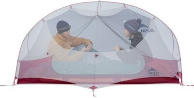 MSR Hubba NX Camping Tent Igloo Green with Double Cloth 4 Seasons for 2 People Waterproof 3000mm 279x213x100cm