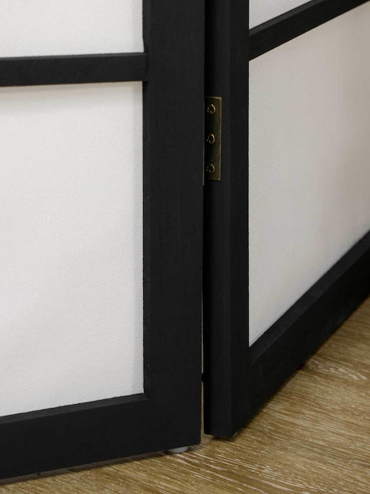 HomCom Διακοσμητικό Παραβάν Ξύλινο με 3 Φύλλα 135x170cm