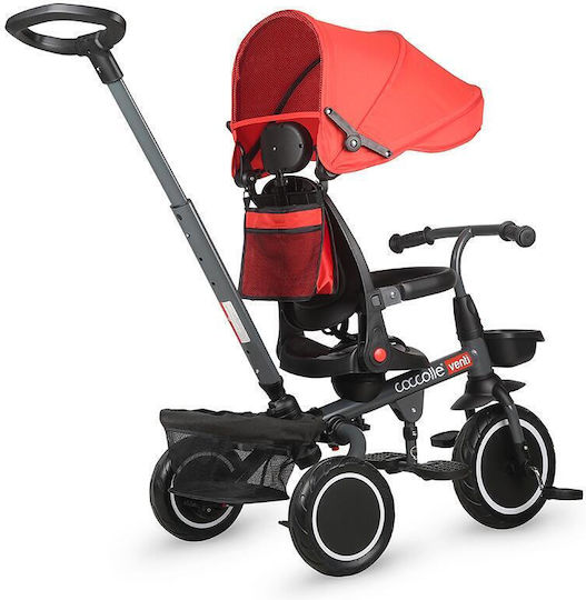 Coccolle Venti Convertible with Parental Handle for 12 Months Chili Pepper