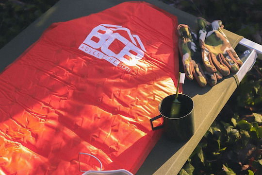 BCB Αυτοφούσκωτο Μονό Υπόστρωμα Camping Πάχους 3cm Πορτοκαλί