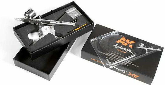 AK Interactive Airbrushing Basic with 7ml Tank Injector 0.3mm