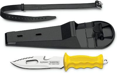 Tramontina Diving Knife Spearfishing Knife Inox με Θήκη 28cm Μ