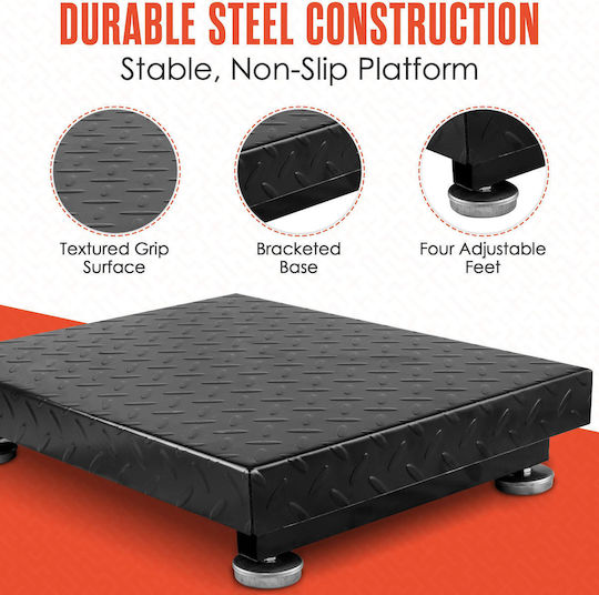 Camry Electronic Platform Scale with Column with Weighing Capacity of 150kg and Division 50gr