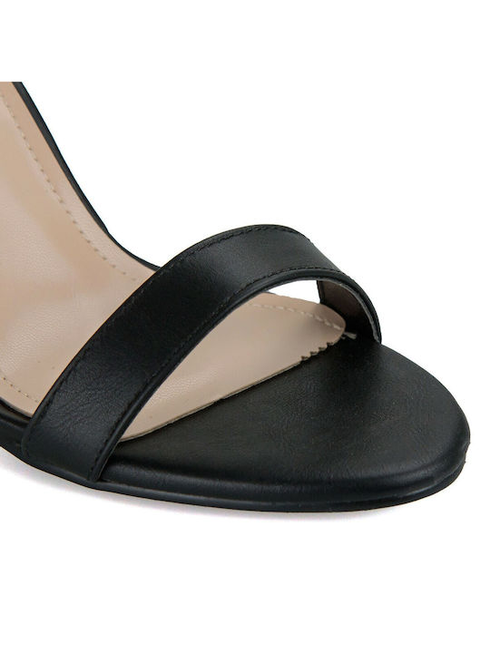 Silia D Women's Sandals with Ankle Strap Black