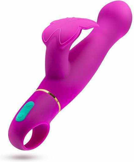 Blush Aria Naughty Af Mini Δονητής Rabbit Rabbit Vibrator 11cm Plum
