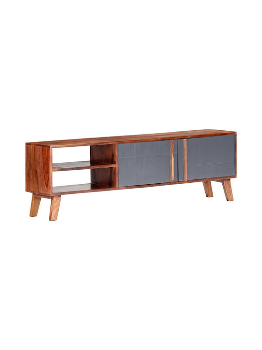 TV-Ständer aus Massivholz Braune M140xT30xH45cm