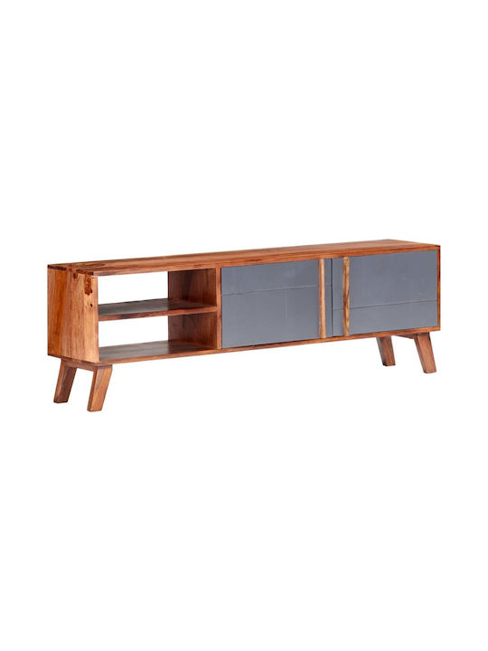 TV-Ständer aus Massivholz Braune M140xT30xH45cm