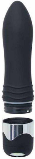 Toyz4lovers Timeless Diamond Head Κλασικός Δονητής 16cm Μαύρος