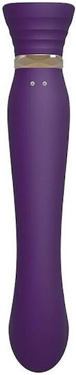 Zalo Queen Vibrator G-Punkt G-Punkt PulseWave-Vibrator 21.6cm Lila