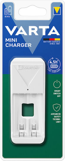 Varta Mini 57656 Încărcător 2 Baterii Ni-MH Dimensiune AA/AAA