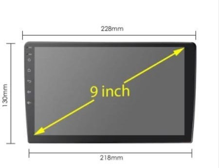CARAV Industries Inc. Πρόσοψη 2 Din Συμβατή με Οθόνη 9" για Suzuki Swift 2010 2017