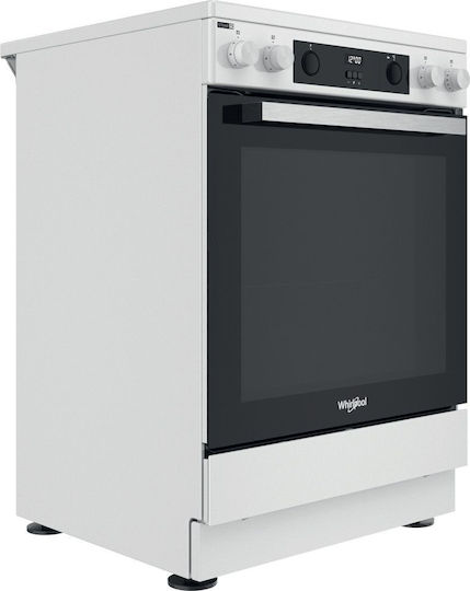 Whirlpool Herd 83Es mit Keramikkochfeldern B60cm. White