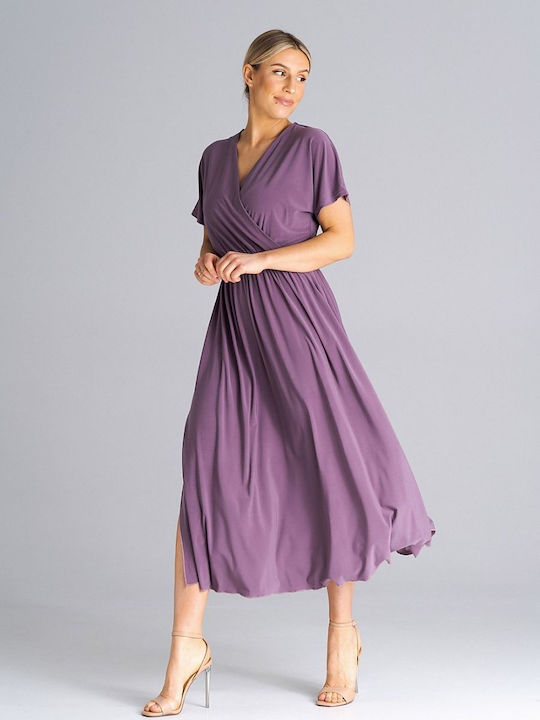 Figl M935 Summer Midi Dress Purple