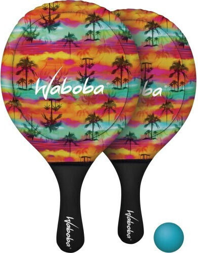 169C06 Kids Beach Rackets Set Blue 2pcs with Ball