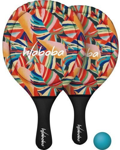169C06 Kids Beach Rackets Set Blue 2pcs with Ball
