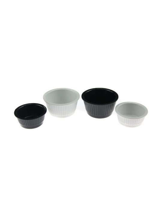 Viosarp Dip-Schüssel Rund aus Melamin White mit Durchmesser 7cm