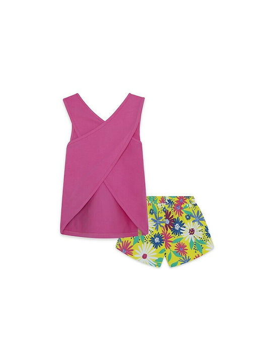 Tuc Tuc Kids Set with Shorts Summer 2pcs Fuchsia