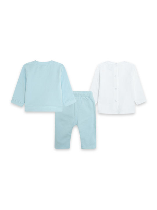 Tuc Tuc Kids Set with Pants Winter 3pcs Light Blue