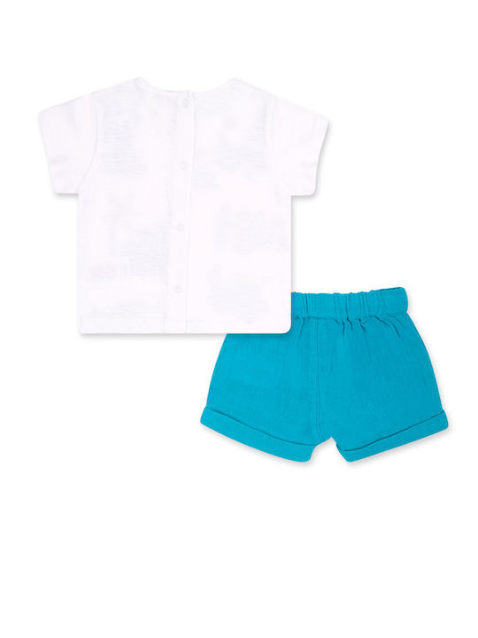 Tuc Tuc Kids Set with Shorts Summer 2pcs White