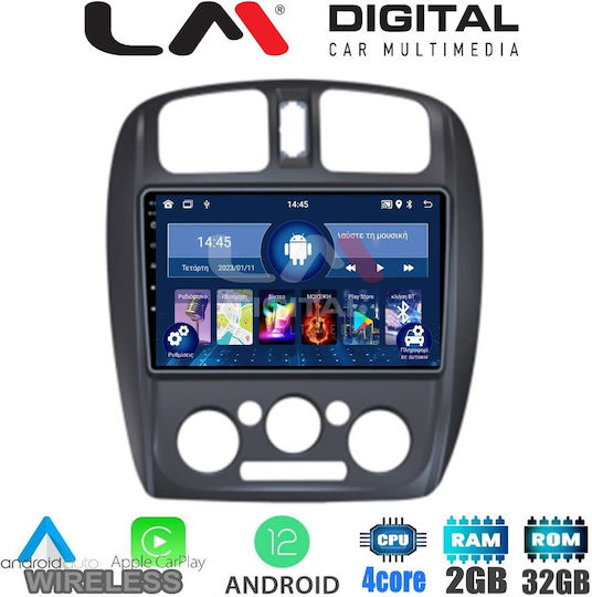 LM Digital Ηχοσύστημα Αυτοκινήτου για Mazda 323 1999-2004 (Bluetooth/USB/WiFi/GPS/Apple-Carplay/Android-Auto) με Οθόνη Αφής 9"