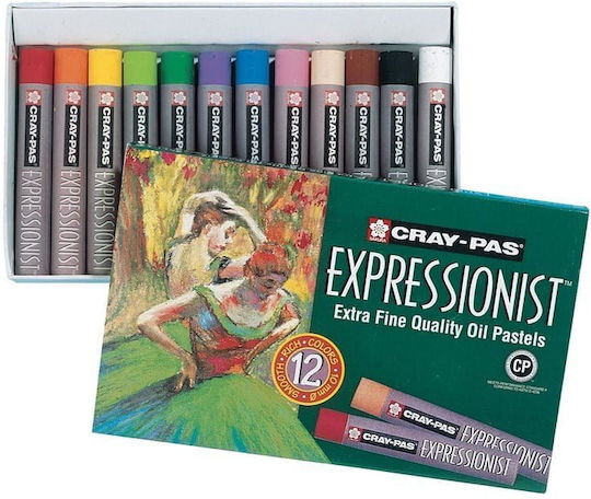 Sakura Λαδοπαστέλ Cray-Pas Expressionist 12 Χρωμάτων