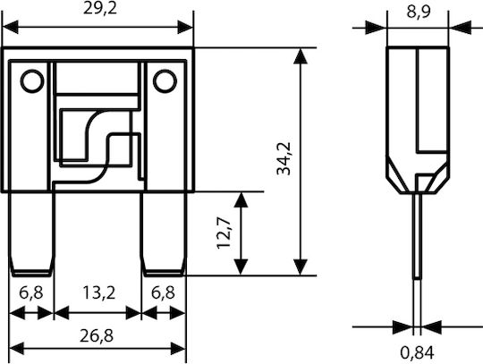 Lampa Maxi Blade Fuse 20A Car Fuse Blade