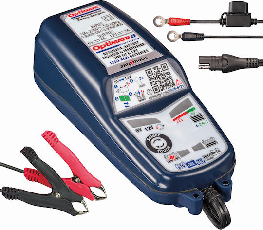 Tecmate Optimate 5 Încărcător Baterie Auto 6/12V