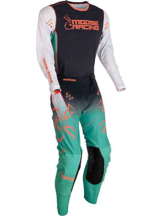 Moose Racing Agroid Men's Summer Motocross Pants Black/Green