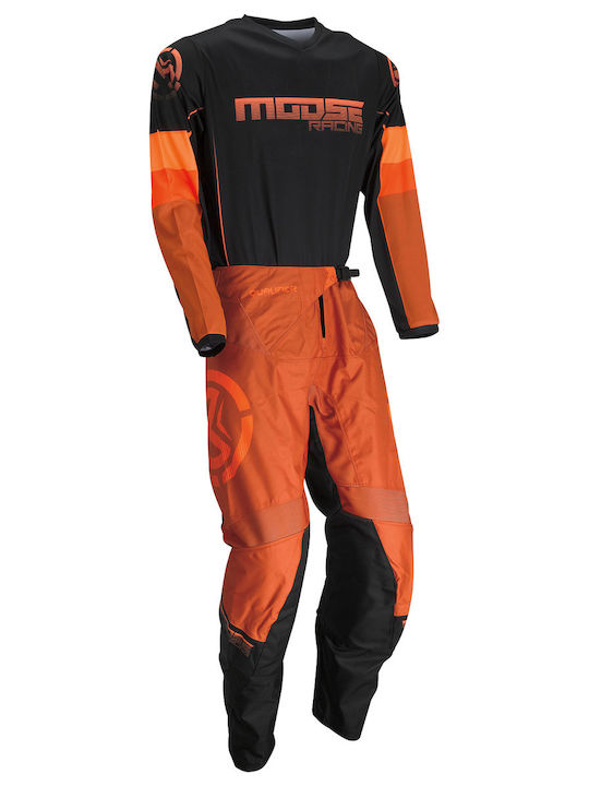 Moose Racing Qualifier Καλοκαιρινό Ανδρικό Παντελόνι Motocross Πορτοκαλί